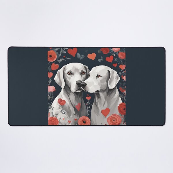 Item preview, Love, Dogs in Love, dog, Lovings dogs designed and sold by GOLDENGARDENART.