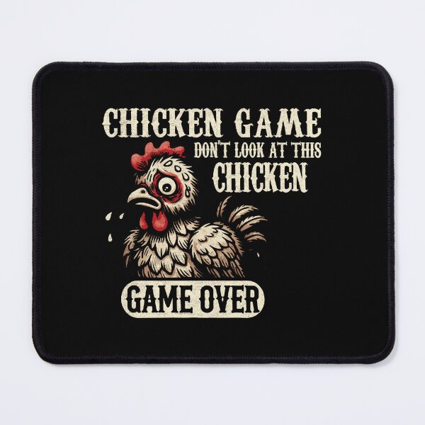 Item preview, Panicked Chicken Funny Chicken Game Don't Look At The Chicken designed and sold by TeeByDesignsCo®.