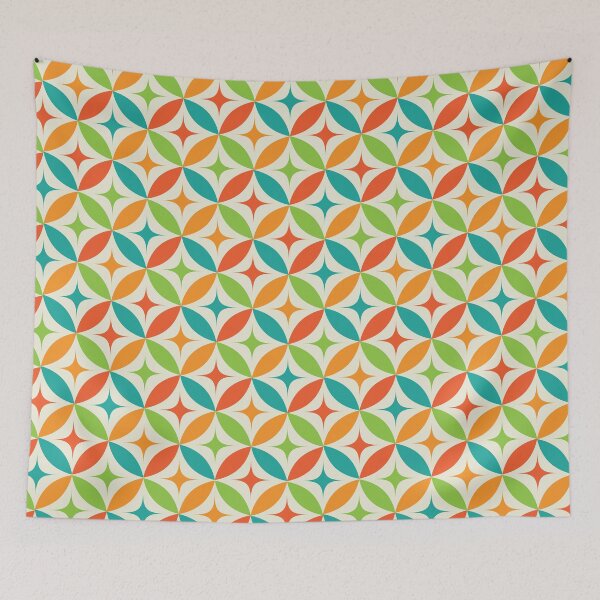 Item preview, Mid Century Modern Atomic Starburst Pattern designed and sold by newburyboutique.