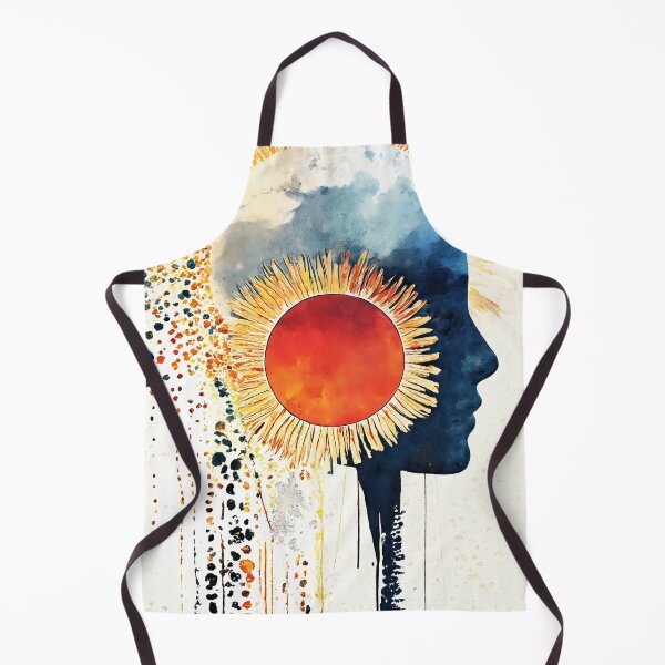 Item preview, Sun Profile with Fringe Absurdism and Paper Texture designed and sold by soulfulpalette.