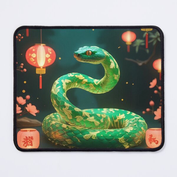 Aperçu de l'œuvre L'harmonie éclatante de la montée du serpent des bois créée et vendue par P21digital.