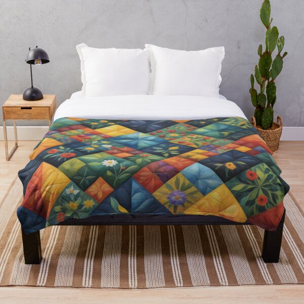 Item preview, Colorful Quilting Pattren - Quilting Lover - Funny Quilter designed and sold by Wiss2Arts.