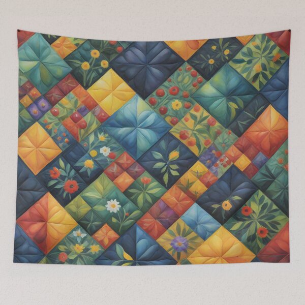 Item preview, Colorful Quilting Pattren - Quilting Lover - Funny Quilter designed and sold by Wiss2Arts.
