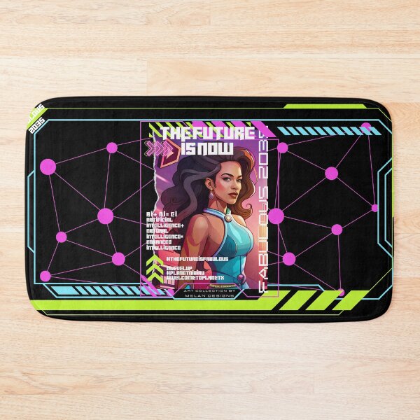 Item preview, Fabulous Futuristic Cyberpunk Woman The Future Is Now  designed and sold by Melan Designs.