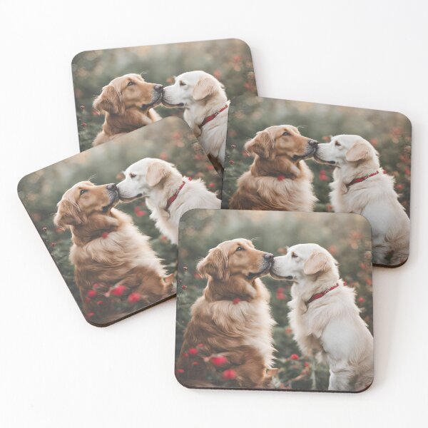 Artikelvorschau, Liebe, Verliebte Hunde, Hund, Lovings dogs, verliebte Hunde, zakochane psy, entworfen und verkauft von GOLDENGARDENART.