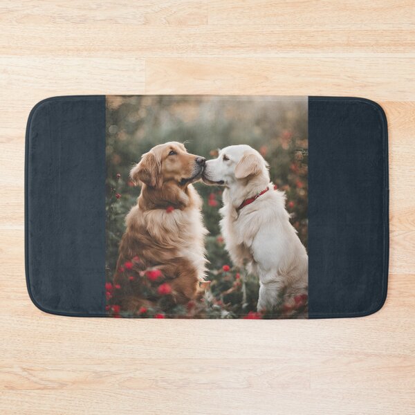 Aperçu de l'œuvre Amour, chiens amoureux, chien, chiens amoureux, chiens aimés, zakochane psy, créée et vendue par GOLDENGARDENART.