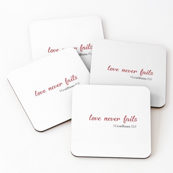 Item preview, love never fails designed and sold by heartily.verses.