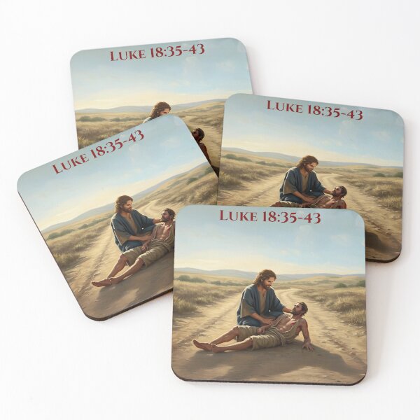 Item preview, Jesus's Divine Touch: The Miracle of Sight - Luke 18:35-43 designed and sold by jglobal360.