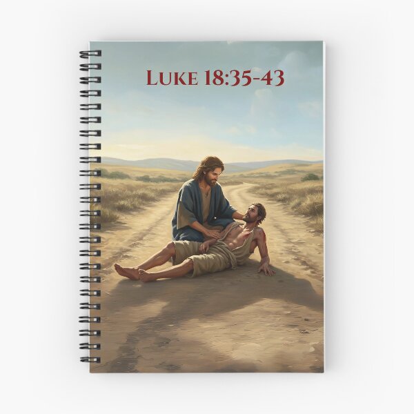 Item preview, Jesus's Divine Touch: The Miracle of Sight - Luke 18:35-43 designed and sold by jglobal360.