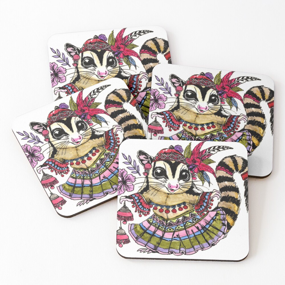 Item preview, Coasters (Set of 4) designed and sold by Jinx13.