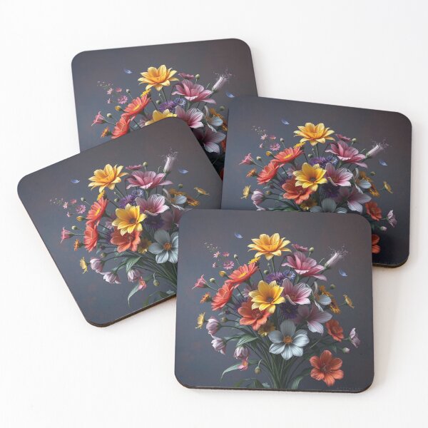 Item preview, floral bouquet wall art designed and sold by melissabeta.