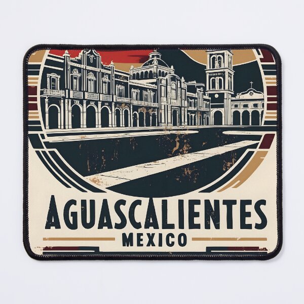 Item preview, Aguascalientes Guerrero Mexico 1950s Vintage Travel Tourism Poster designed and sold by TravelersGems.