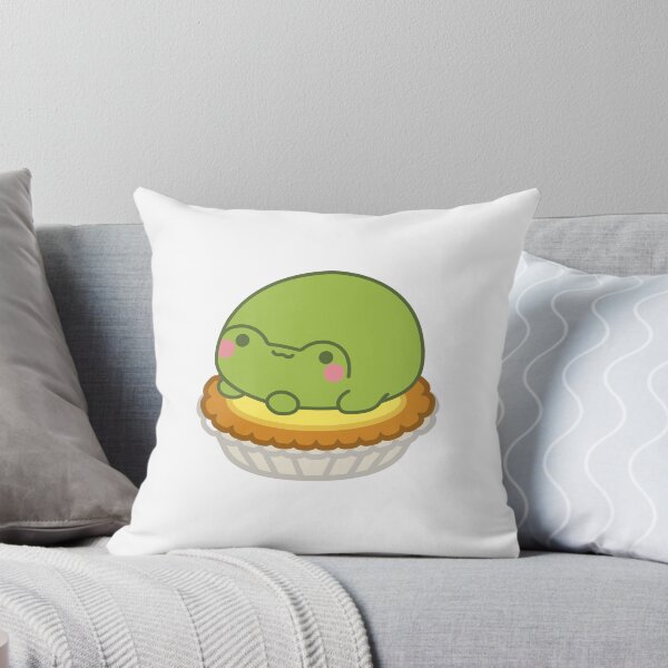 Item preview, Cute Frog Laying on an Egg Tart (蛋撻) designed and sold by colormecanto.