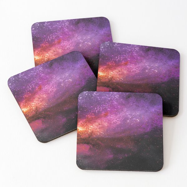 Item preview, Vibrant mix of purple, orange, and yellow hues create an abstract, cloud-like painting designed and sold by homydesign.