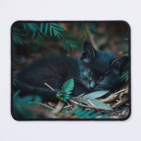 Item preview, Sleeping Black Kitten designed and sold by Skye Ryan-Evans.