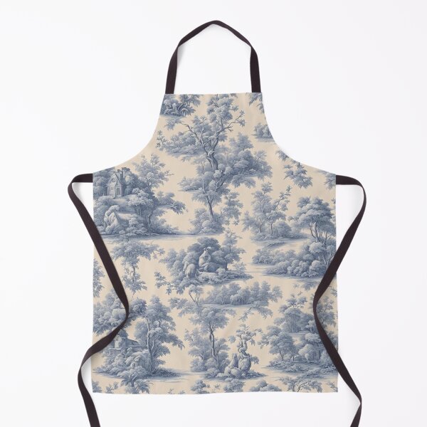 Item preview, Blue and Cream French Toile designed and sold by Rue Design Company.