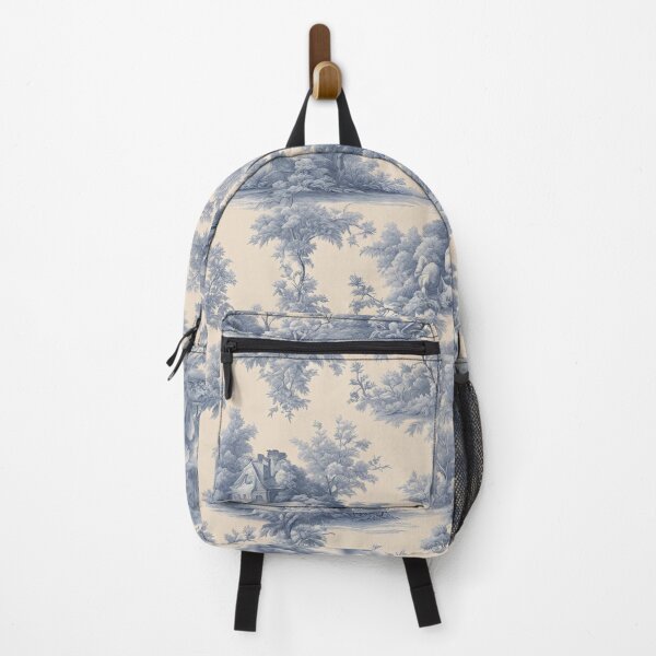 Item preview, Blue and Cream French Toile designed and sold by Rue Design Company.