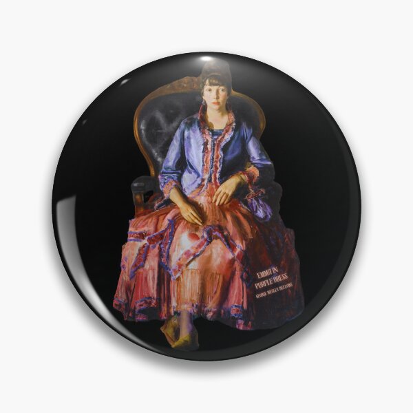 Item preview, Emma in Purple Dress designed and sold by VintageArtByIda.