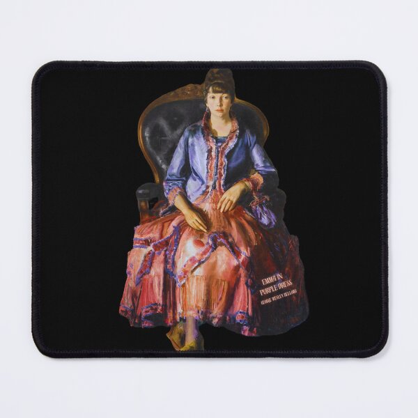 Item preview, Emma in Purple Dress designed and sold by VintageArtByIda.