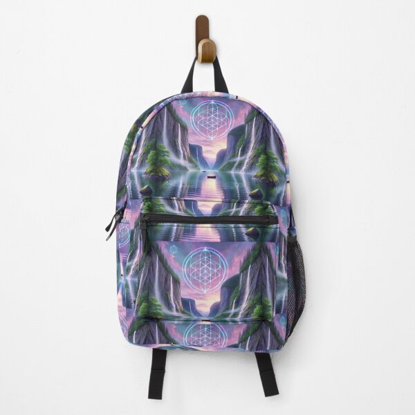 Item preview, Celestial Harmony: Waterfalls and Sacred Geometry designed and sold by Meta2Physical.