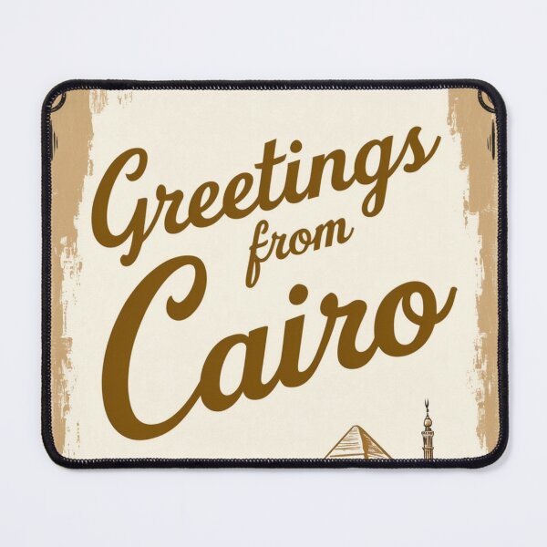 Item preview, Greetings from Cairo Egypt Argentina Vintage Travel Retro Postcard Design designed and sold by TravelPostcardGems.