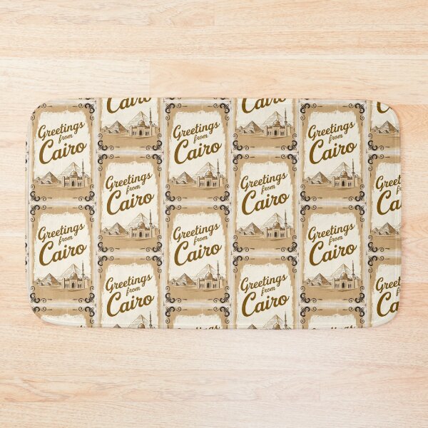 Item preview, Greetings from Cairo Egypt Argentina Vintage Travel Retro Postcard Design designed and sold by TravelPostcardGems.
