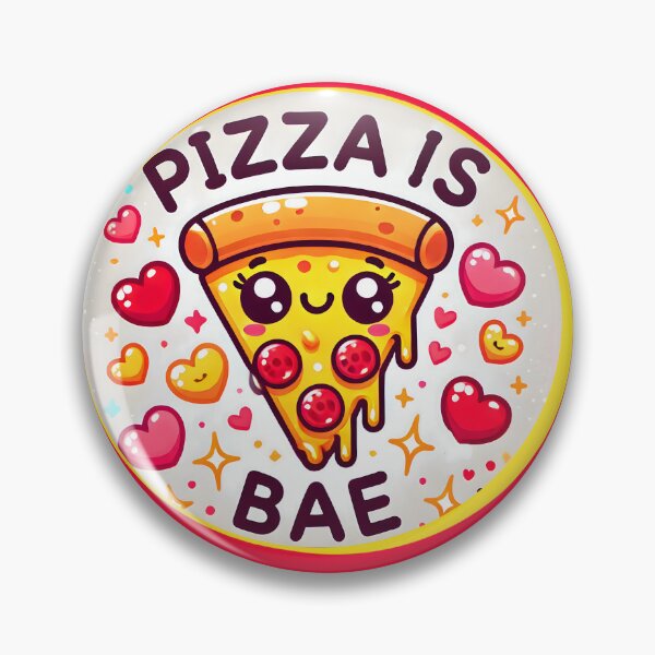 Item preview, Cute Pizza Love: Bae Forever designed and sold by AdelkoDesigns.
