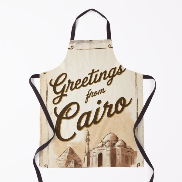 Item preview, Greetings from Cairo Egypt Argentina Vintage Travel Retro Postcard Design designed and sold by TravelPostcardGems.