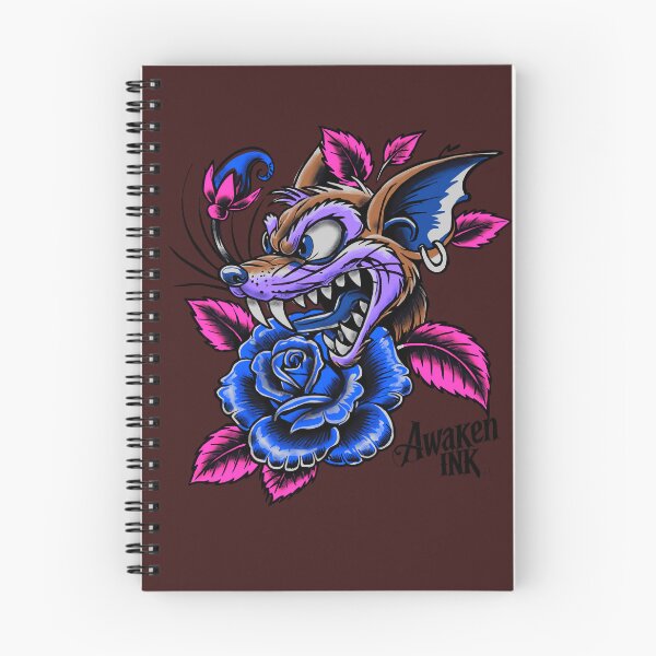 Item preview, Awaken ink crazy fox tattoo flash  designed and sold by Awakenink.