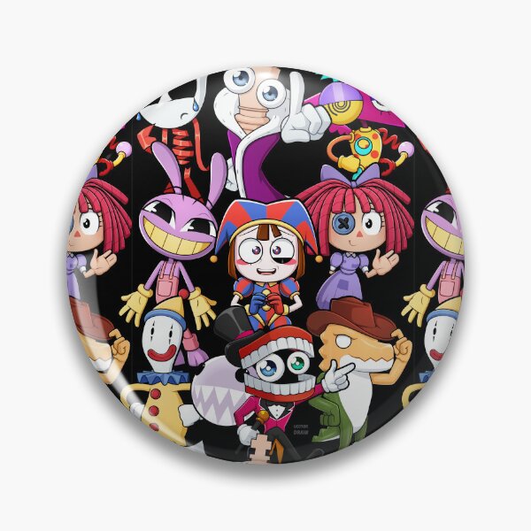 Item preview, the amazing digital circus chibis fanart designed and sold by vectordraw.