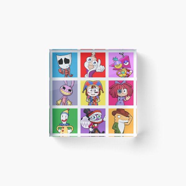 Item preview, the amazing digital circus chibis fanart designed and sold by Fanart work.