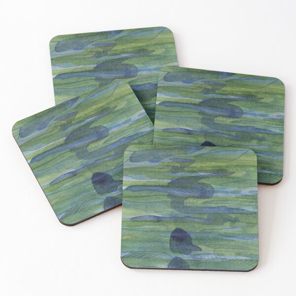Item preview, Study in Green and Blue designed and sold by Alexandria Levin.