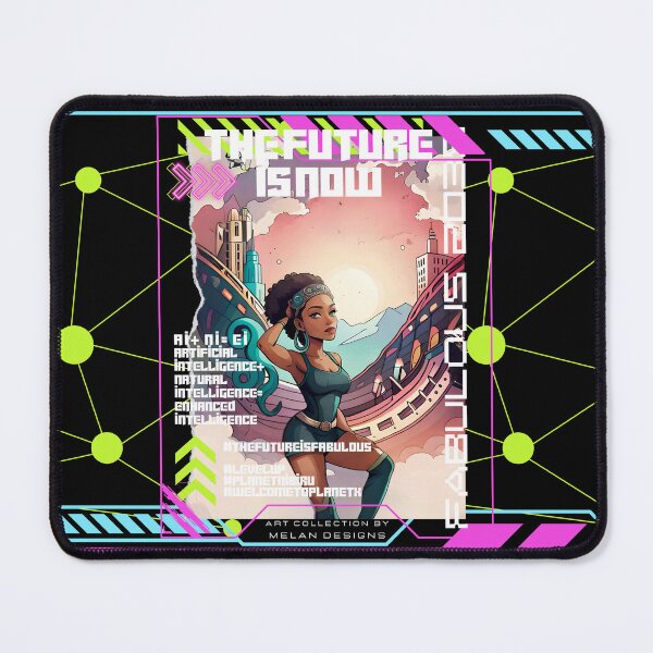 Item preview, The Future Is Now Fabulous Cyberpunk Futuristic Woman designed and sold by Melan Designs.