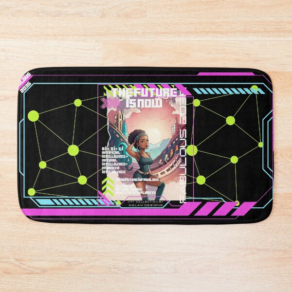 Item preview, The Future Is Now Fabulous Cyberpunk Futuristic Woman designed and sold by Melan Designs.