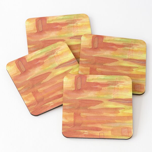 Item preview, Study in Yellow and Orange designed and sold by Alexandria Levin.