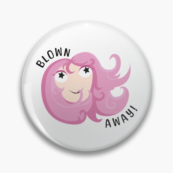 Item preview, Girls PINK HAIR is getting BLOWN AWAY! designed and sold by Alex Star.