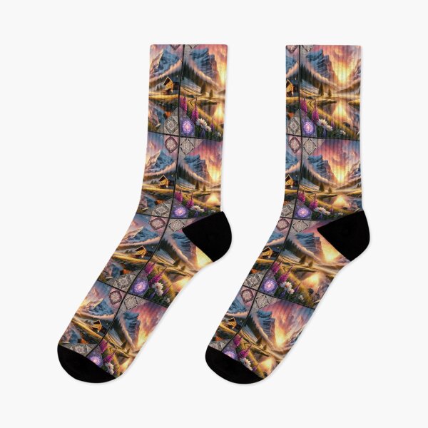 Item preview, Majestic Sunrise: Alpine Serenity designed and sold by Meta2Physical.