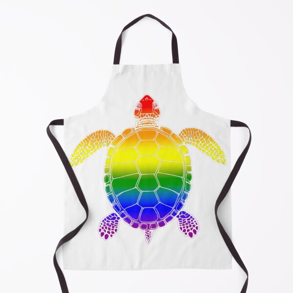 Item preview, Vibrant LGBTQ+ Rainbow Turtle Illustration designed and sold by Travelslightly.