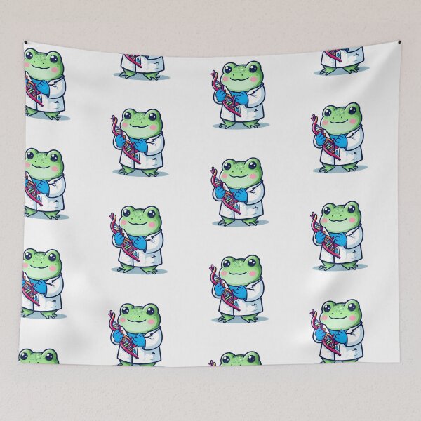 Item preview, A Cute Geneticist Frog designed and sold by DWorriBHappi.