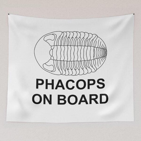 Item preview, Phacops on board designed and sold by ThePaleoDude.