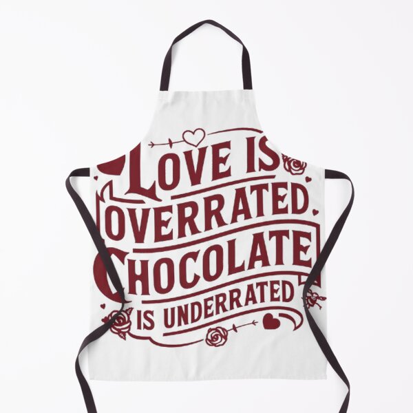 Item preview, LOVE IS OVERRATED. CHOCOLATE IS UNDERRATED designed and sold by likbatonboot.