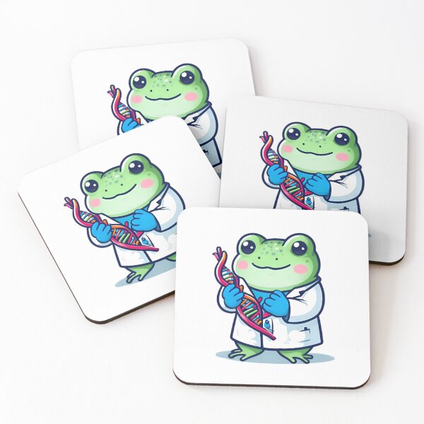 Item preview, A Cute Geneticist Frog designed and sold by DWorriBHappi.