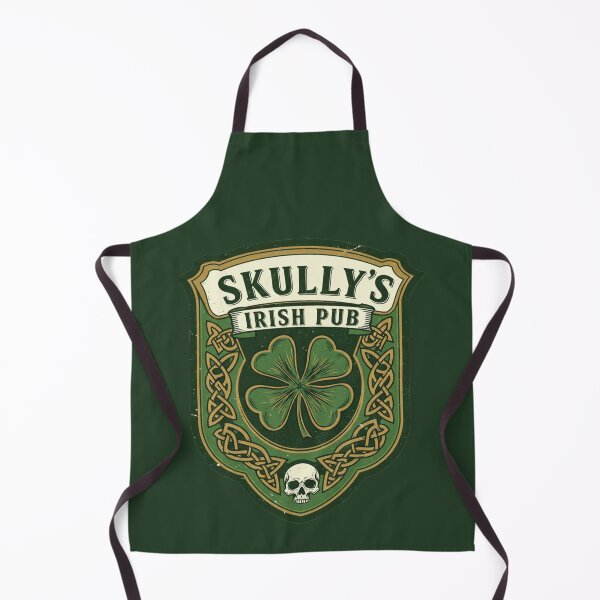 Item preview, Skully's Irish Pub Skull St. Patrick's Day 2025 Shamrock designed and sold by d247.