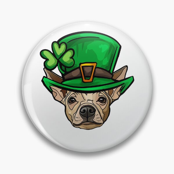 Item preview, Funny St Patricks Day American Hairless Terrier Dog designed and sold by whyitsme.
