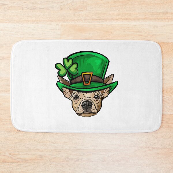 Item preview, Funny St Patricks Day American Hairless Terrier Dog designed and sold by whyitsme.