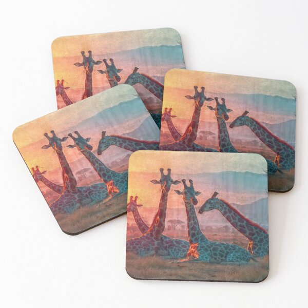 Item preview, African Giraffes at Sunset designed and sold by Skye Ryan-Evans.