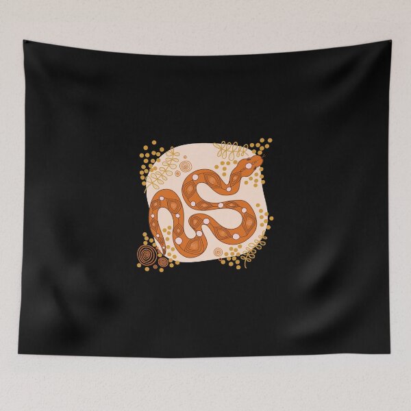 Item preview, Serpent's Charm: Chinese Year of the Snake Design designed and sold by VintageArtByIda.