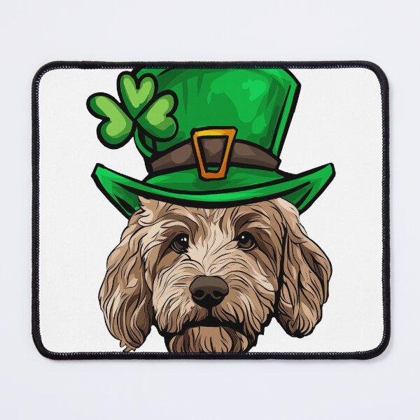 Item preview, Funny St Patricks Day Goldendoodle Dog designed and sold by whyitsme.