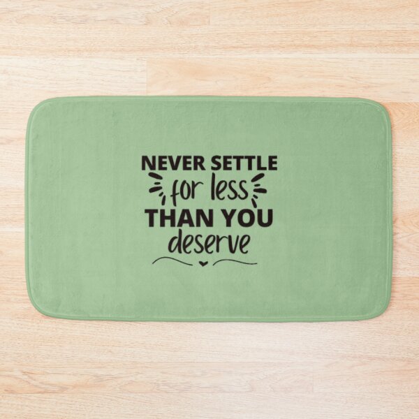 Item preview, Never settle for less than you deserve self love self care graphic art t-shirt designed and sold by neliswaj.