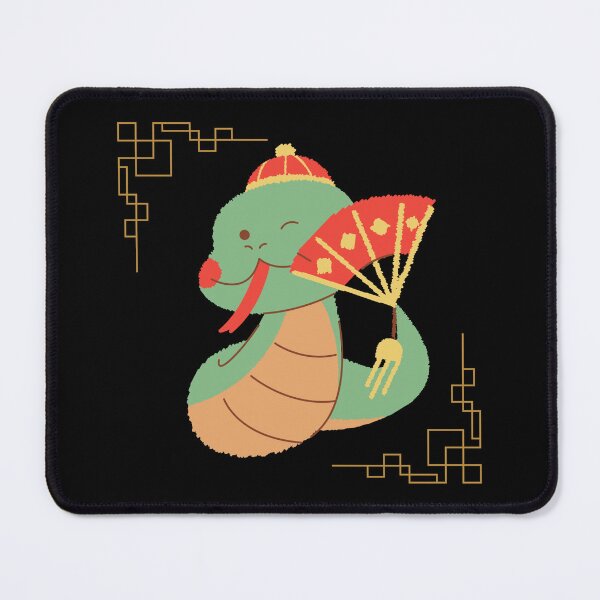 Item preview, Serpent's Charm: Chinese Year of the Snake Design designed and sold by VintageArtByIda.
